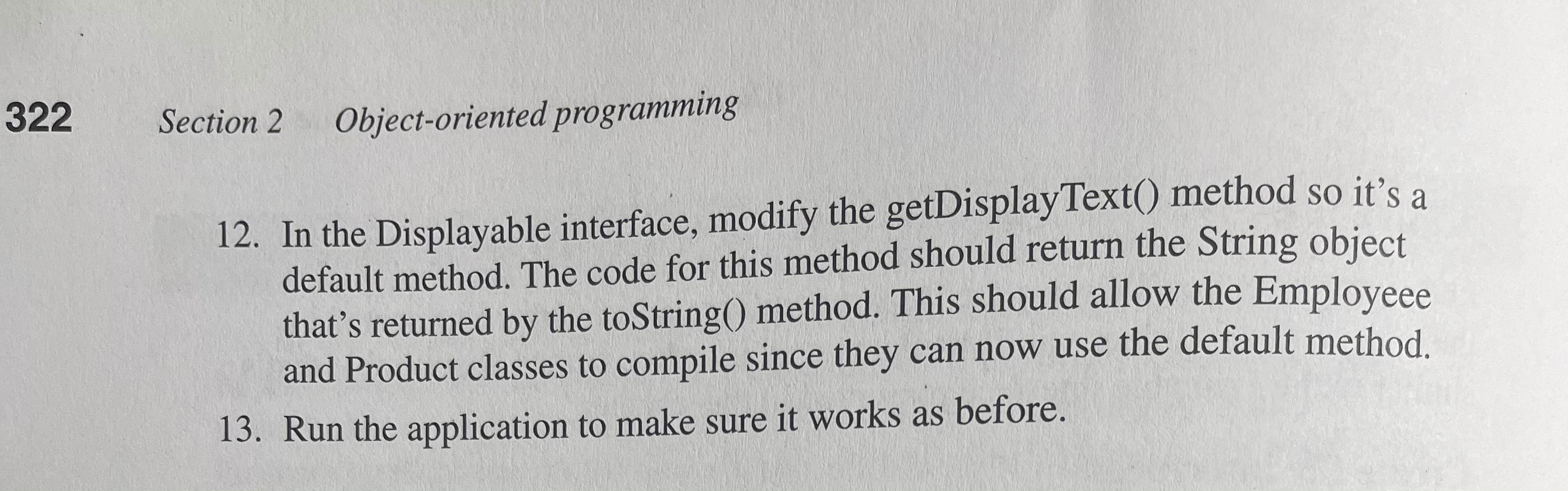 In this exercise, you'll create the DepartmentConstants interface presented in similar to