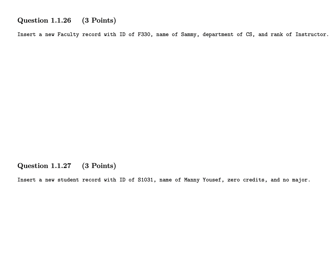 learned in class When writing a query, write the query in a