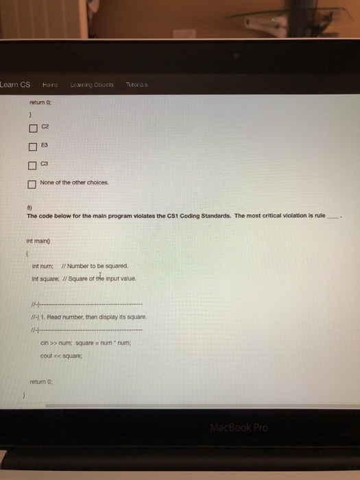 to check his her own code the programmers code has a consistent