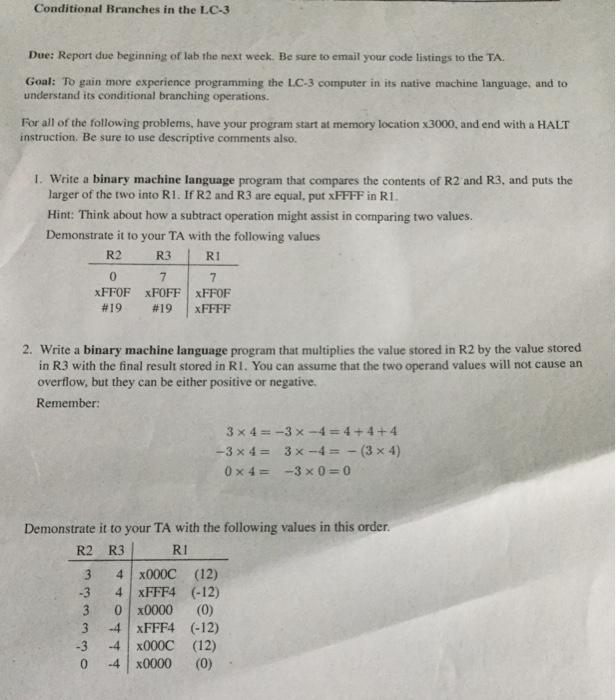  Need help demonstrating code in Ubuntu command terminal for lc3 Conditional