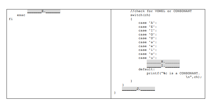 can accomplish the same task read a character from user's input and
