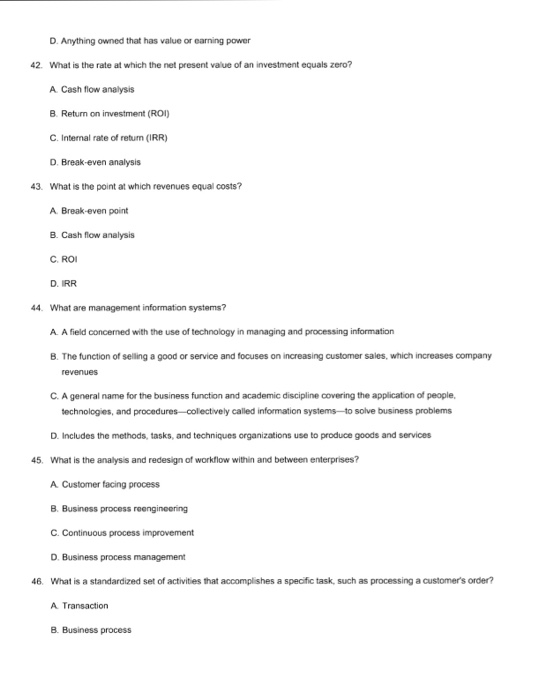 the next day. Which of the following is an example of a