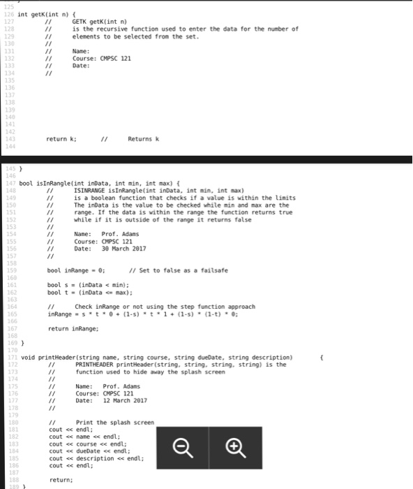 size n is n! C (n,r) (n -r where the factorial notation