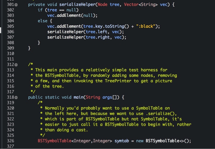 is the root of our tree private Node root; private int height(Node