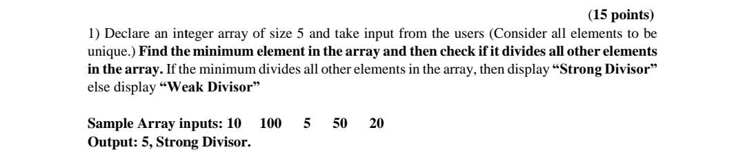  Please write the program in C Urgent pls (15 points) 1)
