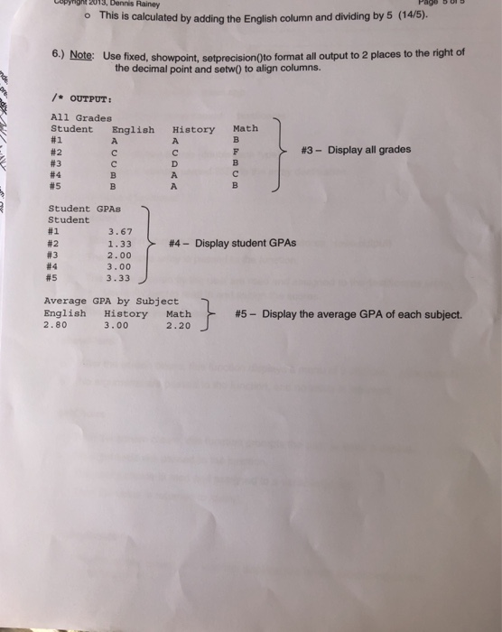 Create two files: main.cpp Write a program that reads data from a