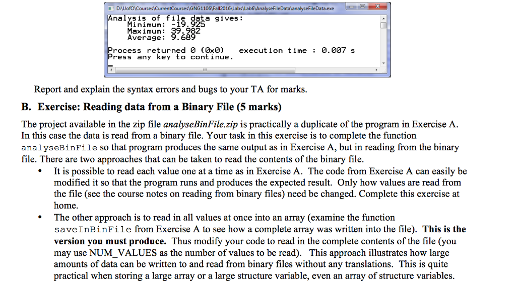 /*------------------------------------------------------------------ File: genFileData.c Author: Gilbert Arbez, Fall 2016 Description: Opens a
