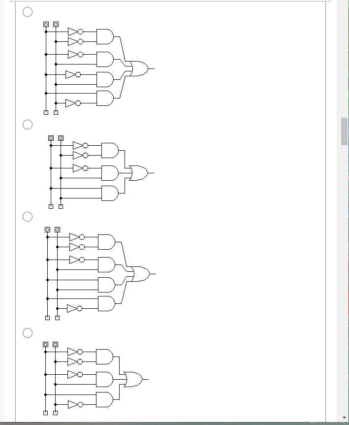  Based on the truth table as shown in Table 1, using