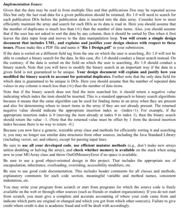 in several ways. You are encouraged to reuse and build on your