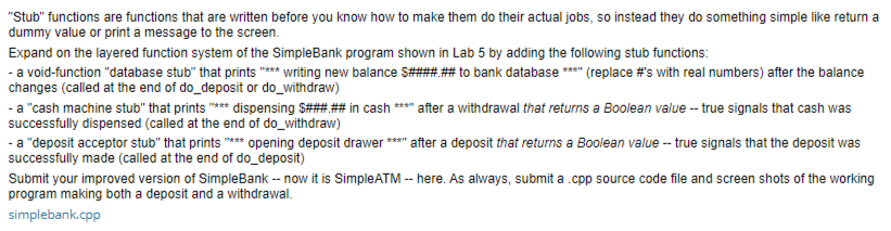  This is what inside of simplebank.cpp // BankingApp.cpp : This file