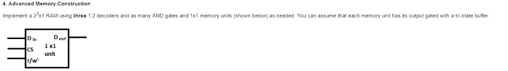 Please show step by step solution and explain. Thanks . Advanced Memory