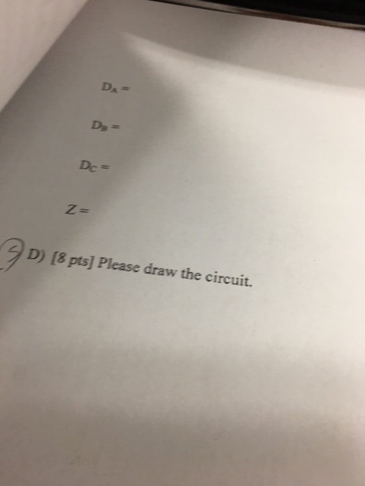 outputs should be "0001". Draw an input/output conversior th table, K-maps, and