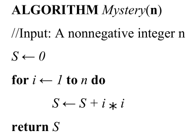Consider the following algorithm: a. What does this algorithm compute? b. Compute
