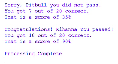 code? The driver's license office in Conway has asked you to create