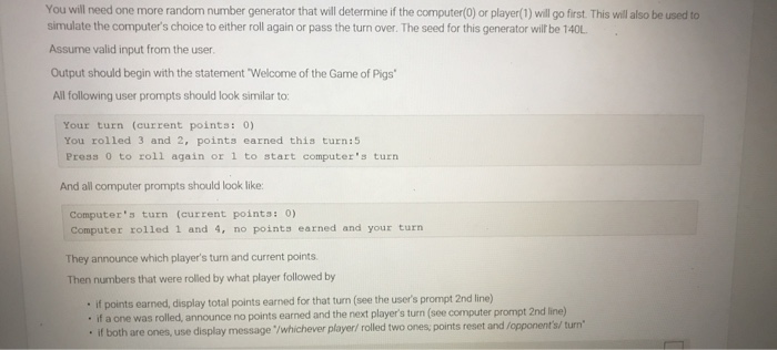 loops. This program will be a bit more involved that the previous