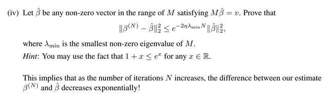 In this problem, we will analyze the an iterative approach for finding