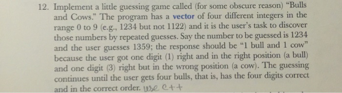  Implement a little guessing game called (for some obscure reason and