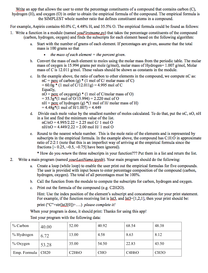 WHILE LOOPS AND FUNCTIONS IN PYTHON. Python only, please! Write an app