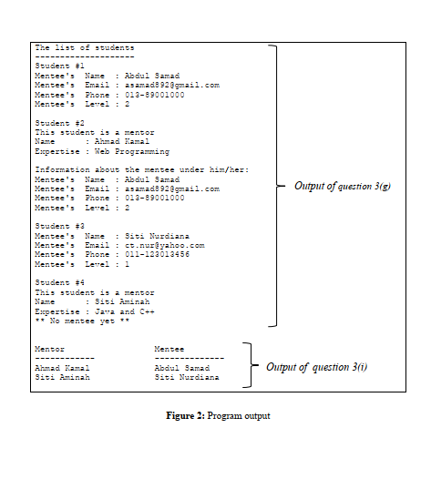 3. Implement the class diagram in C++. Separate the class definition from