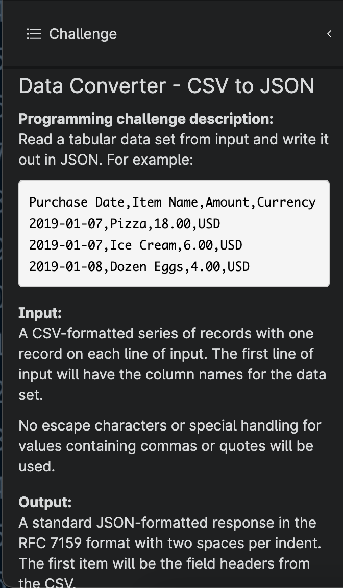  Need help understanding how to do this. = Challenge Data Converter