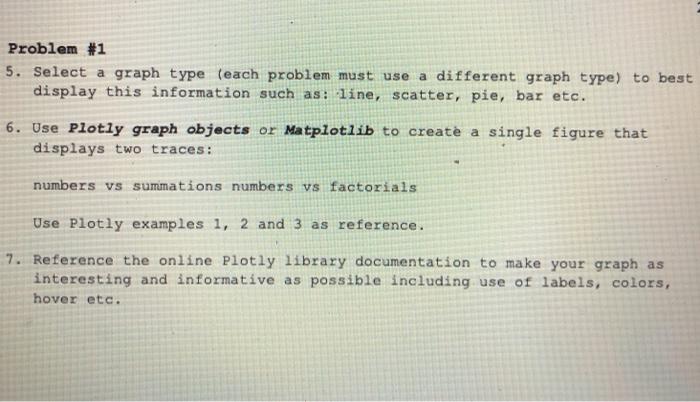 graph. 2. Each file must have a comment at the top with