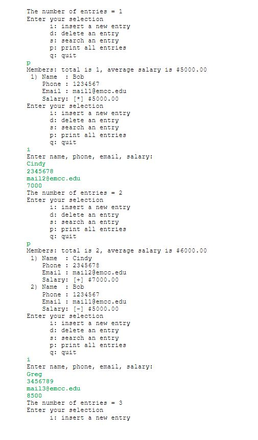 *element; struct node *next; }; struct contact { char name[30]; int phone;