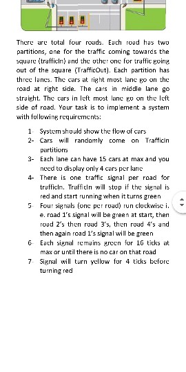 function tables, state diagrams etc. on it. You have to design traffic