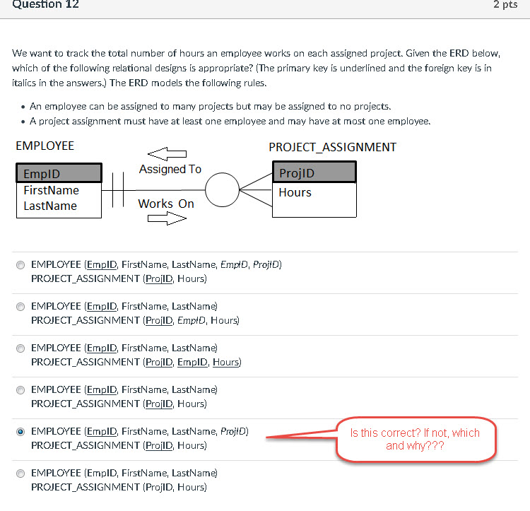 the constraints on the foreign key column? PROFESSOR COMPUTER Assigned To SerialNumber