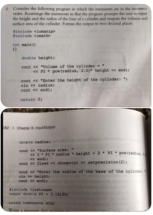  write a flowchart and pseudocode for the following program. 2. Consider
