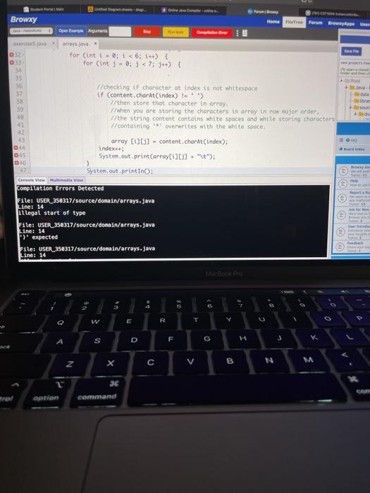 how do i fix these errors? andre Browxy Home Forum wwwyer exercises
