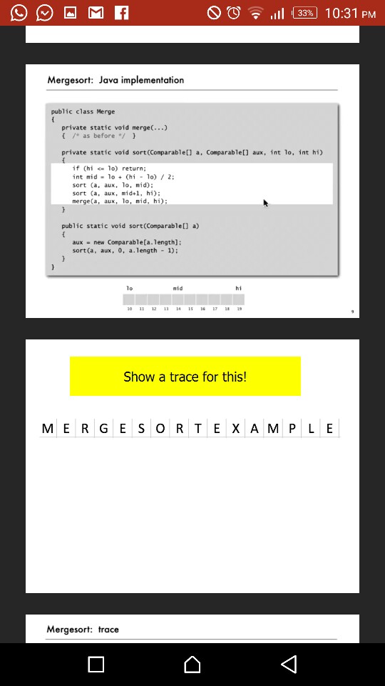 105, and 106 Plot average running times for M from 0 to