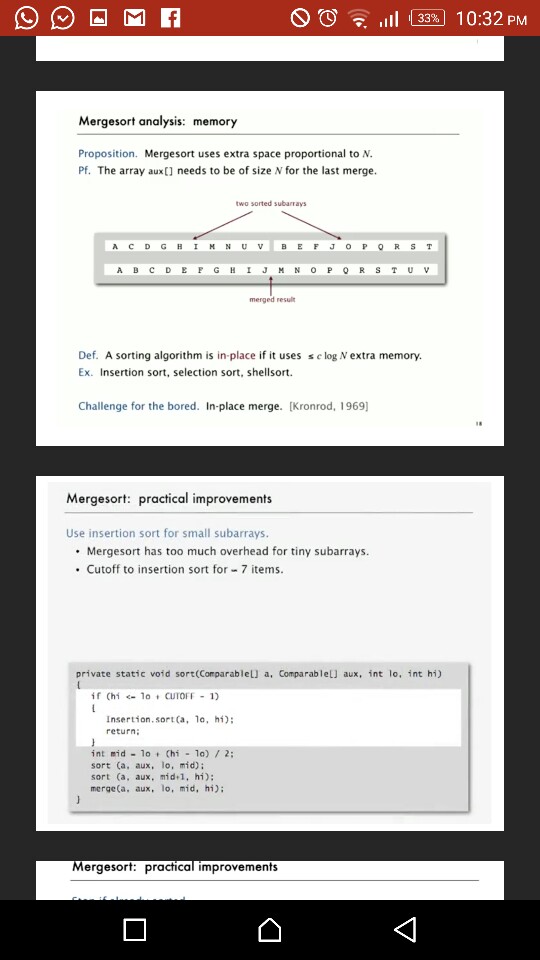 larger entry to it's left 4th elements it's the incremnt na an