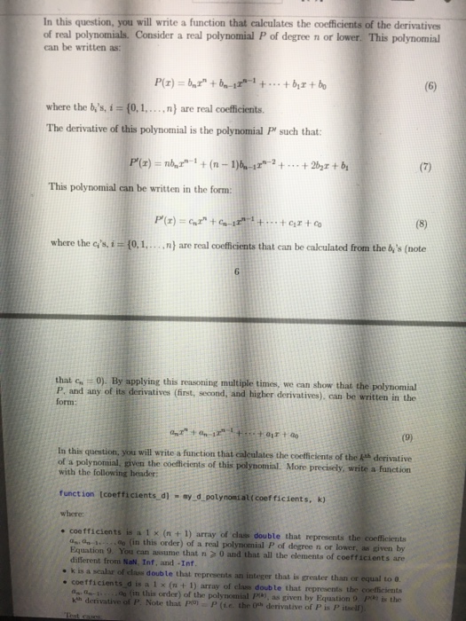  How to write this matlab function? In this question, you will