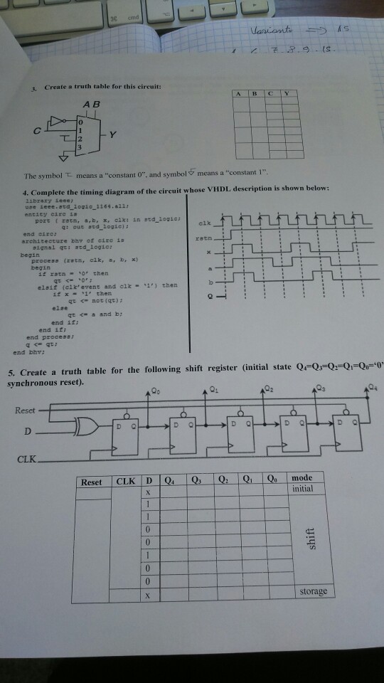  cmd Create a truth table for this circuit: 3. AIB A