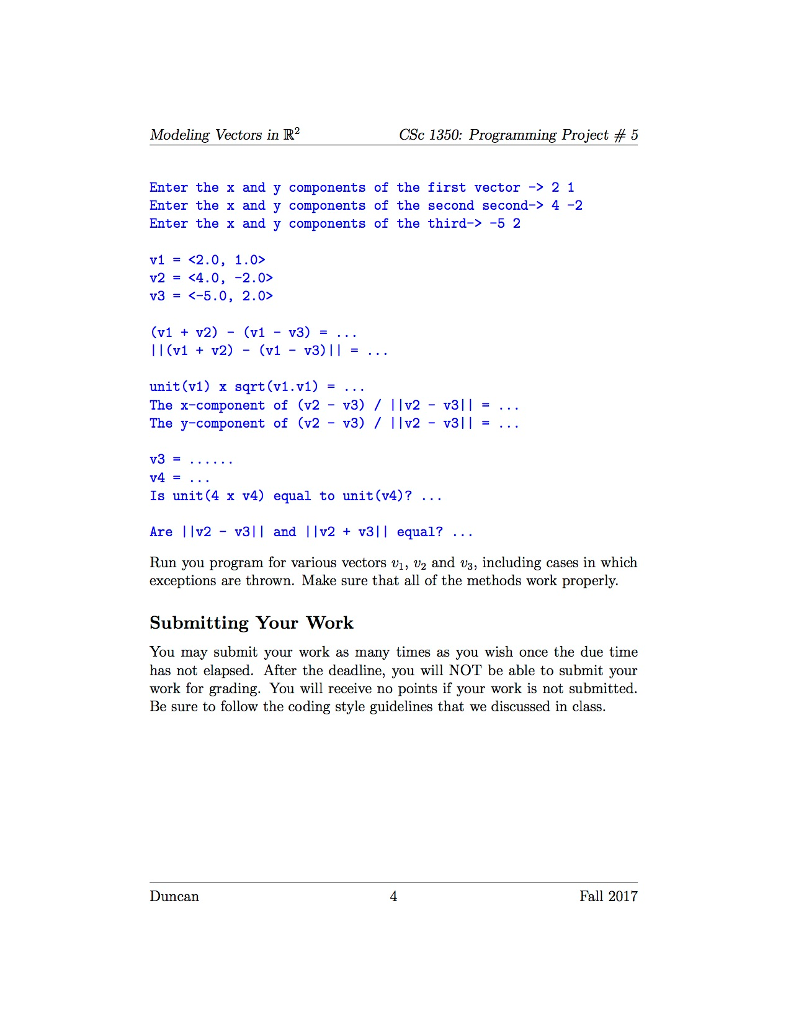 a Class Definition 1. A vector is defined as an element of