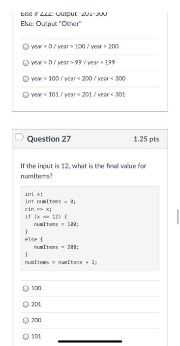 (!a == b) ((x > y) && !a = (b)) Question 39