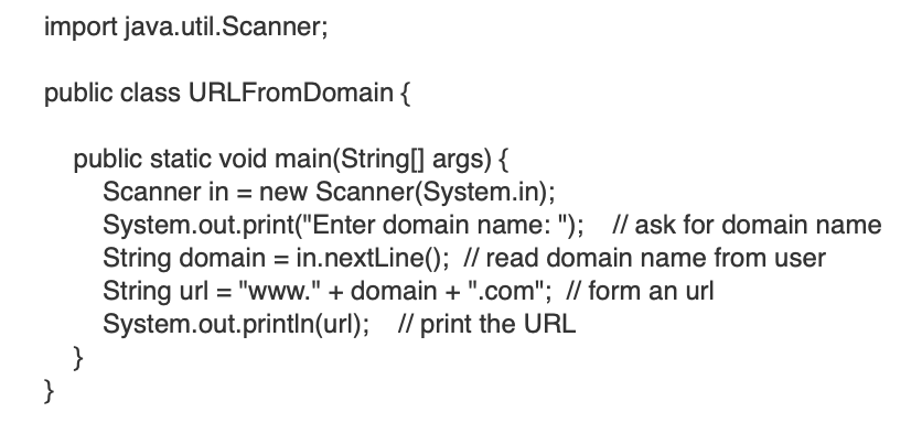 May you fix what's wrong with this Java code? The instructions for