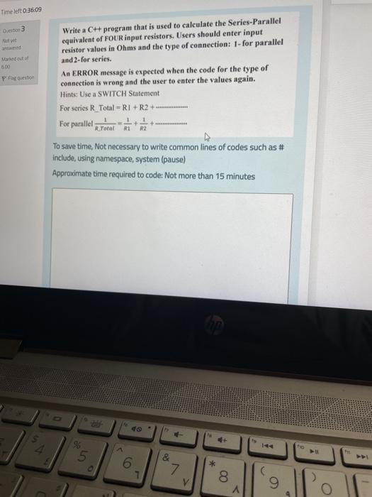  Time Left 0:36:09 D3 Profesion Write a C++ program that is