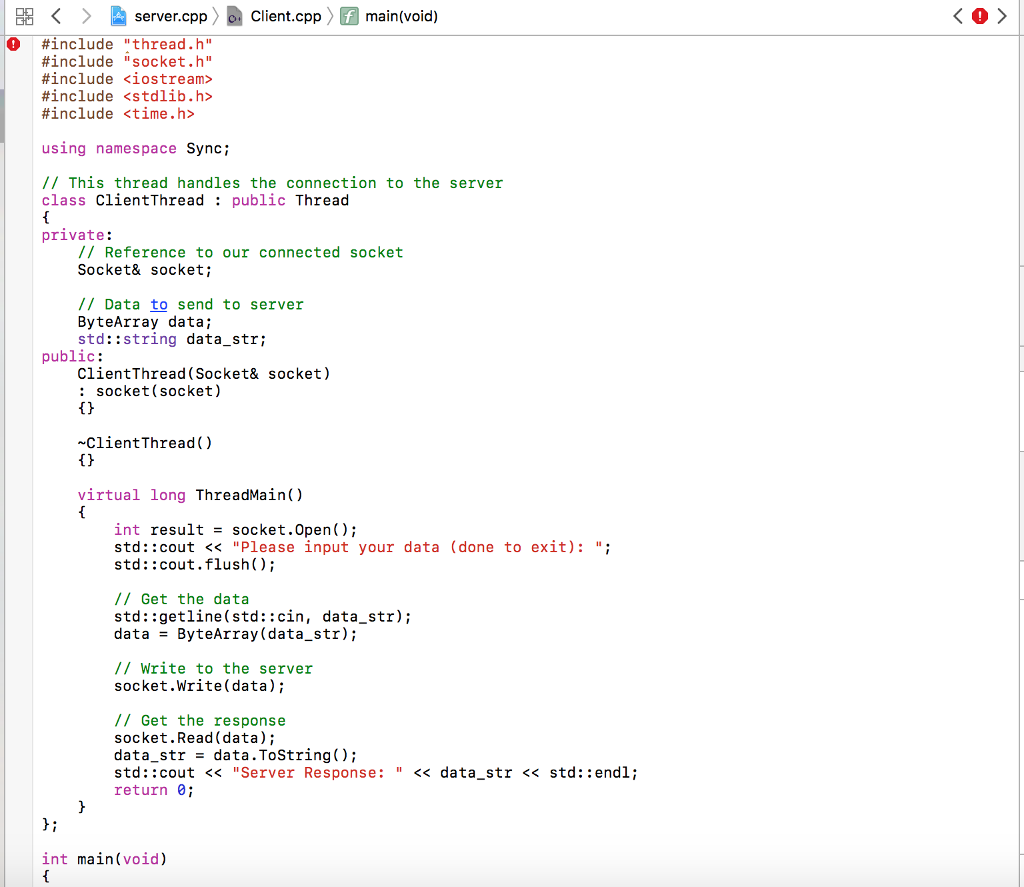 such a way that an arbitrary number of Clients can be run