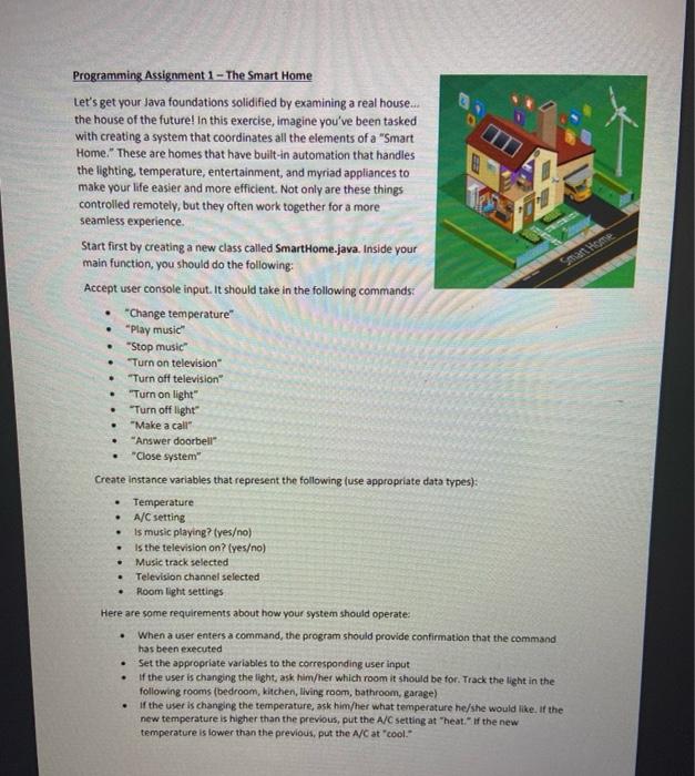have noticed that the Smart Home application we built in the last