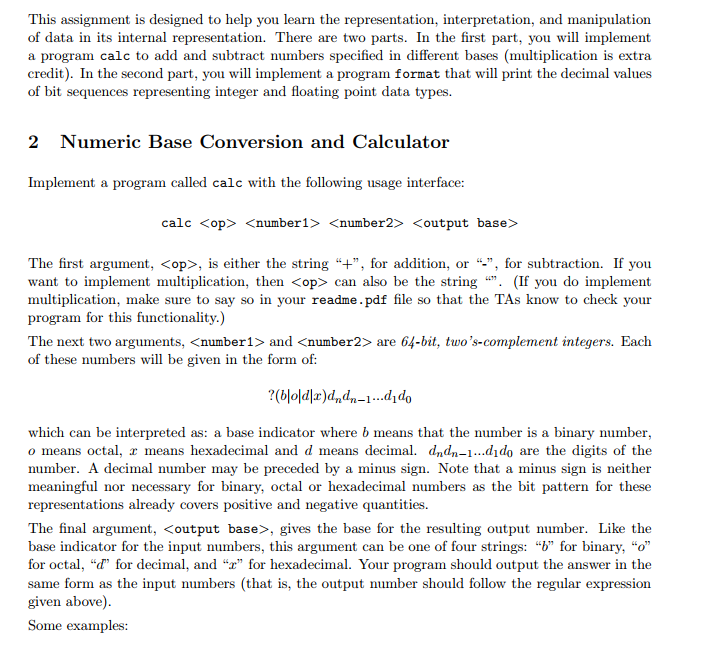 Write these programs in C ONLY This assignment is designed to help
