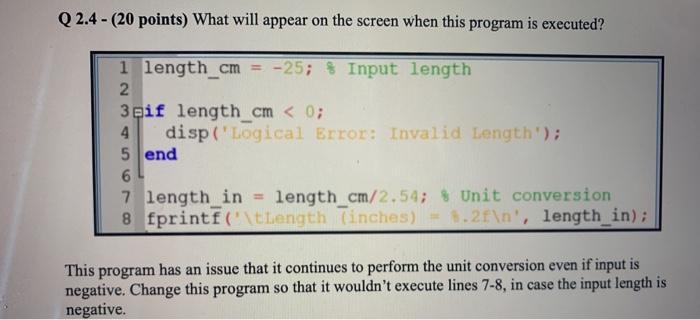 code / debug E. Report the solution and the error Q2.4 -