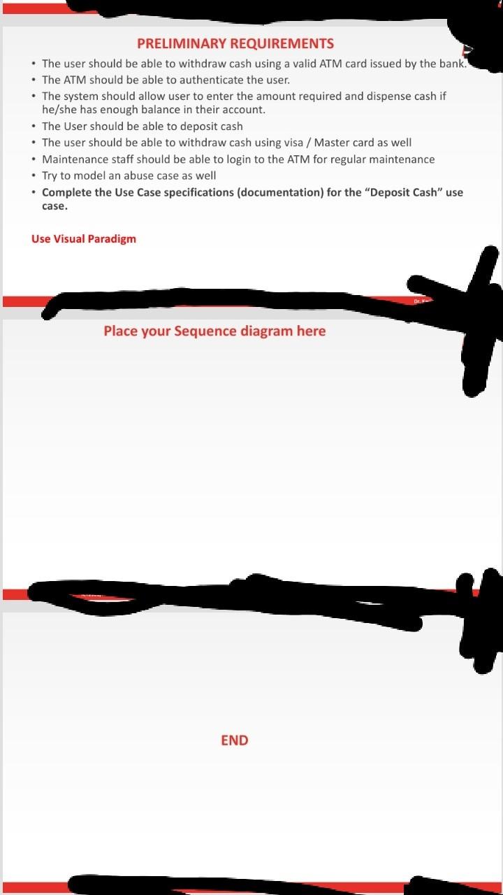 only needed help to do the sequence diagram using visual paradigm software