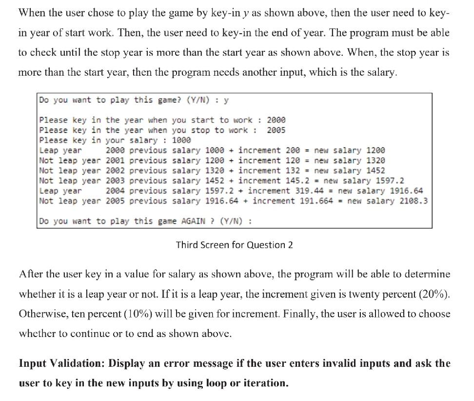 it was solved. thank you! Write a program with at least FIVE