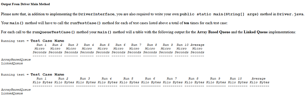 - You will be expanding the functionality of the RunTime class to