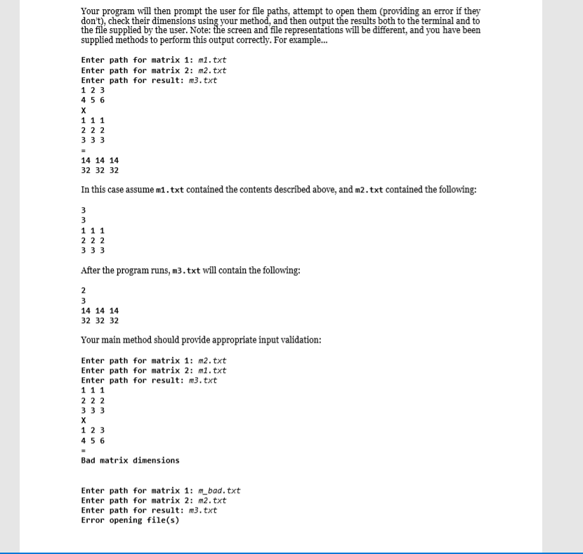 class PA2c { /** * Error to output if can't open any