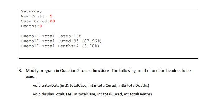 in Melaka for 7 days. The user is required to enter THREE(3)
