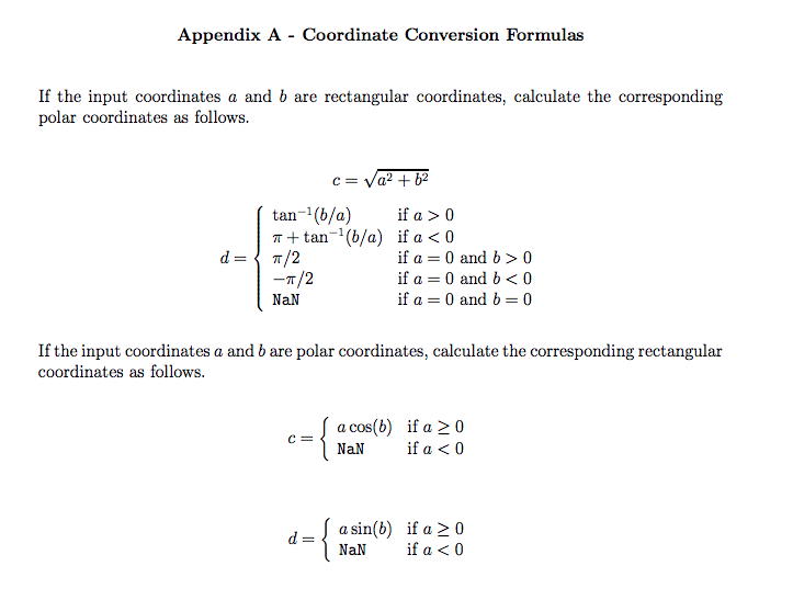 USE MATLAB TO ANSWER: Write a function file called coord_convert.m that converts