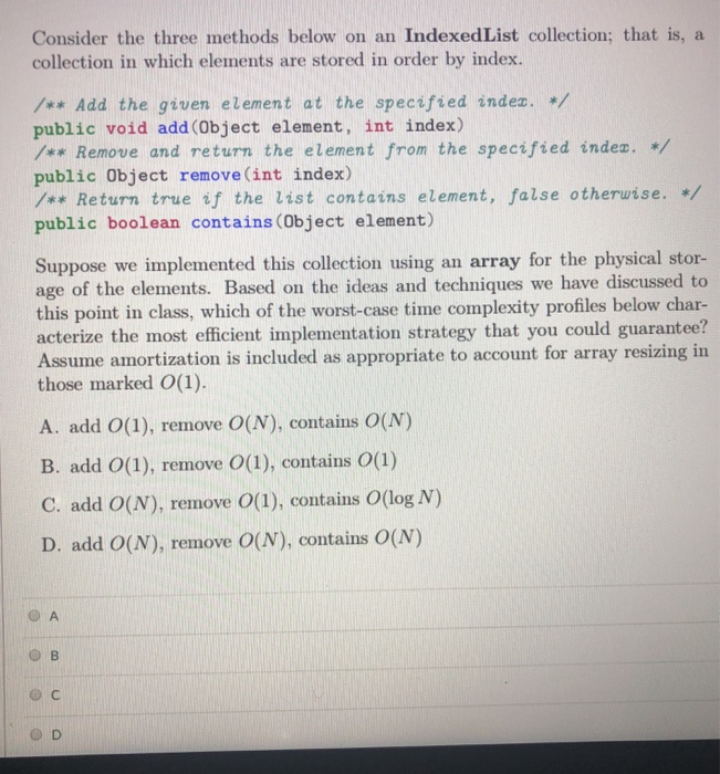value) public void remove (Comparable value) public void contains (Comparable value) Suppose