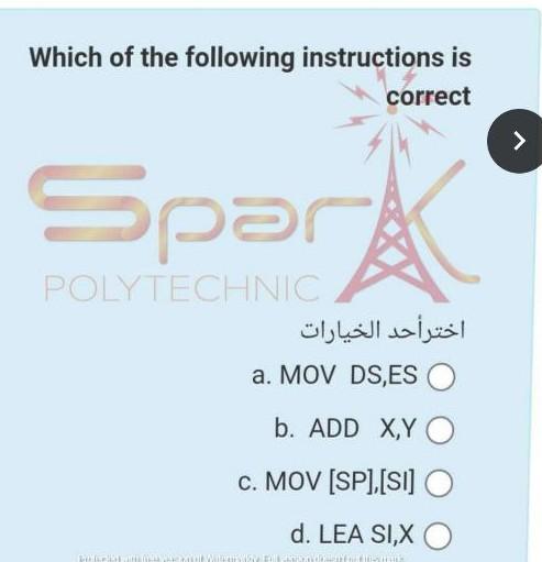out his mark At the end of interrupt when the CPU ,executes